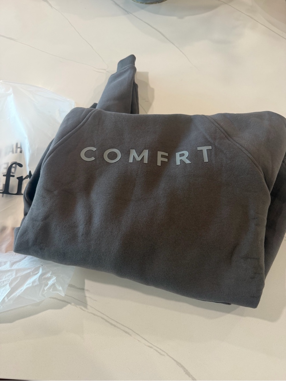 COMFRT Graphic Crewneck Sweatshirt - Charcoal